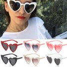 Lovely Heart Sunglasses Cat Eye Retro Gift Heart Shape Sun Glasses UV400