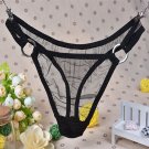 7 Women's black Lace Thongs G-string V-string Panties Knickers Lingerie Underwear