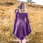 Hot Selling Halloween Off The Shoulder Flare Sleeve Dress For Girl Dress Vintage Medieval Gothic Dre