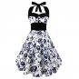 Halter Party Dresses Bowknot Self Gothic Dress Clothing Swing W1