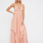 backless irregular long maxi dress casual party vestidos clothing