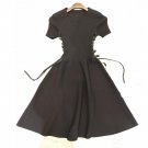 knitting dress female punk black gothic style SLL