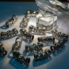 style Tibet silver Silver Dreadlock Beads 20Pcs Braid Hair Beads NEW Hair 7mm Hole Clip+Free Tibetan
