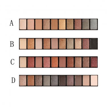 Professional 10 Color Eyeshadow Palette Earth Warm Shimmer Matte Beauty Makeup Set Smoky Eye-shadow 