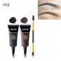Black Brown Henna Eyebrow Gel Tint Long Lasting Eye Brow Tattoo Cream 2PCS Eyebrow shado