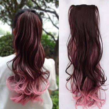 Pony Ombre Color Tail Extension Claw Hairs Accessories