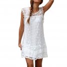 Hollow Out Beach Short Dress Tassel Mini Dress vestidos