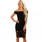 Out Ladies Caged Sleevlees Mini Dress vestidos#LSN