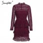 long sleeve robe dress 2017 Autumn winter female vestidos dresses