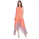 Boho Maxi Lady Dresses Sexy Party Beach Dresses Chiffon Dress #LSIW