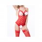 Women Sexy Lingerie Open Crotch Underwear With Garter BK L