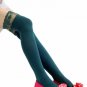 Sexy Lace Long Womens knee socks Top Silicone Band Thigh High Stockings Pantyhose calcetines diverti