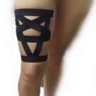 Wonen Black Stars Garters Handmade Elastic Leg Garters Gothic Harajuku harness stockings Stars Garte