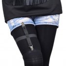 Women New women stockings Garters Gothic Harajuku Rivet  Many styles black garter Handmade cosplay w