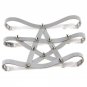 Punk Goth Harajuku Style Five-pointed Star PU Leather Rivet Stud Thigh Garter Belt Connected Without