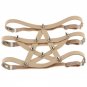 Punk Goth Harajuku Style Five-pointed Star PU Leather Rivet Stud Thigh Garter Belt Connected Without