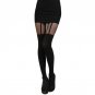 Ladies Women Garter Belt Bow Sexy Lace Tights Suspend Sheer Stocking 80cm Length Black