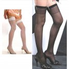 Sheer Female Stockings Women Hot Sexy Ladies Thigh High Stockings Women\'s Tights Black White 7919 F
