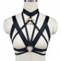 Hand made Sexy body stocking Goth harajuku harness belt Women harness Bra body crop top Spandex Adju