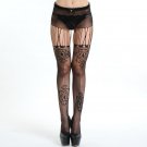 Women\'s Hollow Out Sexy Stockings Female Thigh High Stockings Nylon Pantyhose Garter Belt Top Thigh