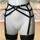New pastel goth female suapender belt with stockings sexy lingerie underwear garter belt clip retail