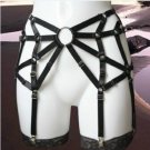 New fashion pastel goth O ring strap elastic garter belt sexy lingerie female suspender belt for sto