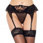 P5093 Garter belt stocking many color plus size women underwear hot sale lace patchwork transparent 
