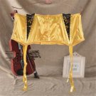 High Waist Garter Belt Yellow Suspenders for Stockings Fishbone Lace Sexy Garters Belts For Stocking
