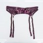Sexy Garters Bow Metallic Clips lace purple Garter belts for women/female/lady, Metal Buckles Suspen