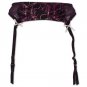 Sexy Garters Bow Metallic Clips lace purple Garter belts for women/female/lady, Metal Buckles Suspen