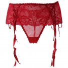 Lace Garters Women/Female/Lady Bandage G-string Sexy Garter belts with Thong for Stocking Suspender 