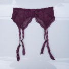 Sexy Garters Female Lace Purple Bow Decoration Sexy Garter Belts for Stocking Women\'s Suspender Bel