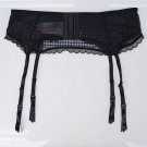 Sexy Garters Female Purple Gauze Lace Button Metal Buckles Sexy Garter Belts for Stockings Women Sus