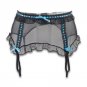 New vogue perspective Bow Sexy Gauze Pink/blue Women/female/lady Garter Belt for Stockings, Fashion