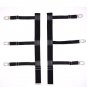 New arrival Black Polyester Women\'s Stockings Garter 2.5cm width Elastic Sling Single buckle Belt A