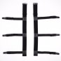 New arrival Black Polyester Women\'s Stockings Garter 2.5cm width Elastic Sling Single buckle Belt A