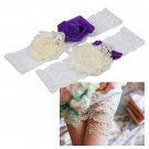Women Sexy Belt for Stocking Bridal Wedding Decorations Accessories Set 2017 New Fashion Lace Flower