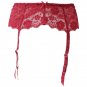 Wine Red Lace Floral Sexy Garters Belts for Stocking New Fashion Lingeries Bow Decoration Suspender 