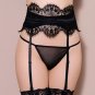 New  Garters For Women  Black Bud silk Garter Belt Plus T pants sexy Women Garter Belt For Stockings