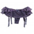 Sexy Gauze Garters Lace Skirt Garters Belts with Thongs High Quality Female Garters for Stockings Wo