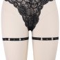 2017 Womens Leg Harness Garter Pair Black Stocking Suspender Belt Harajuku Sock Elastic Thigh Bondag