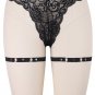 2017 Womens Leg Harness Garter Pair Black Stocking Suspender Belt Harajuku Sock Elastic Thigh Bondag