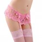 Sexy Womens Lace Top Thigh-Highs Stockings Socks + Suspender Garter Belt For Women