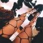 Women\'s Sexy Top Thigh-Highs Fishnet Stockings Sexy Lingerie Hot Garters Belt Set Underwear Open Cr