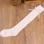 Japanese Lacing Bow Tie Women\'s Stockings With Garter Girl\'s Student Cosplay Cute Lovely Long High