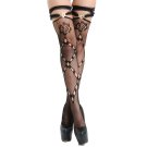 Fashion Womens Thigh High Stockings Sexy Lingerie Net Lace Garter Belt Top Thigh Stocking Flower Pri