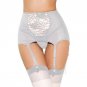 Women High Waist Lace Garter Belt Mesh Sexy Suspender Belt Temptation Lingerie Wedding Garter For St