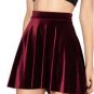 Lowest price VELVET BLACK EVIL CHEERLEADER 2.0 Women Clothing Velvet Skater Dess Winter Dresses Vint