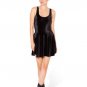 Lowest price VELVET BLACK EVIL CHEERLEADER 2.0 Women Clothing Velvet Skater Dess Winter Dresses Vint