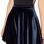 Lowest price VELVET BLACK EVIL CHEERLEADER 2.0 Women Clothing Velvet Skater Dess Winter Dresses Vint